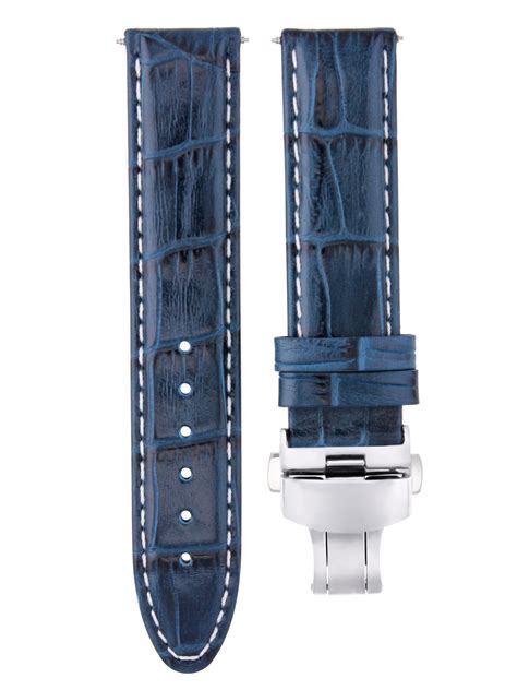 breitling watch blue leather strap|breitling genuine leather strap.